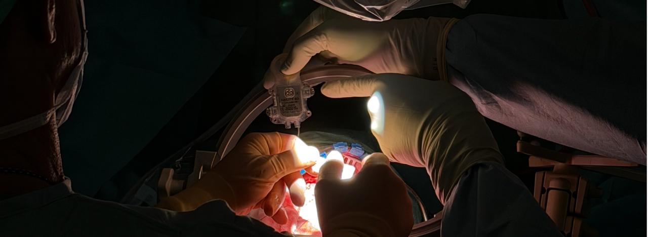 First-in-Human intra-operative procedure